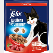 Сухой корм для кошек FELIX Двойная вкуснятина мясо 0,6 кг (7613287861702)