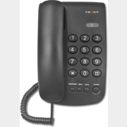 Телефон домашний проводной TEXET TX-241 Black