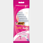 Бритва одноразовая BIC Twin Lady 5 штук (998854)