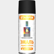 Краска-эмаль аэрозольная термостойкая силиконовая STARFIX черный 520мл (SM-26804-1)