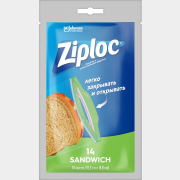 Пакеты для пищевых продуктов ZIPLOC 16,5х14,9 см 14 штук (8990290050)