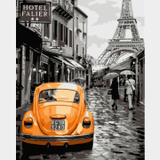 Картина по номерам WIZARDI Парижский переулок 40х50 см (C043R)