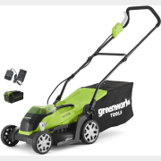 Газонокосилка аккумуляторная GREENWORKS G40LM35K4 (2501907UB)