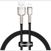 Кабель BASEUS Cafule Series Metal Data Cable USB to IP Black (CALJK-B01)