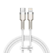 Кабель BASEUS Cafule Series Metal Data Cable Type-C to iP PD 20W 1m White CATLJK-A02