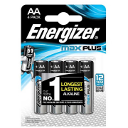 Батарейка AA ENERGIZER Max Plus алкалиновая 4 штуки