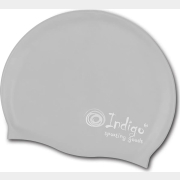 Шапочка для плавания INDIGO силикон серый (101SC-GR)