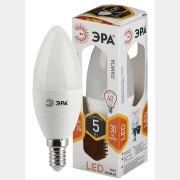 Лампа светодиодная E14 ЭРА STD LED B35 5 Вт 2700К (Б0018871)