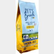 Сухой корм для собак PETS BRUNCH Adult Medium Breeds курица 4 кг (4812743000058)
