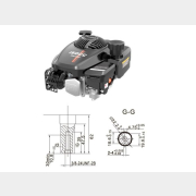 Двигатель в сборе для газонокосилки ECO LG-534 DVO-150 (320015013100004)