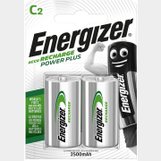 Аккумулятор C Ni-MH ENERGIZER Power Plus 1,2 V 2500 mAh 2 штуки (7638900138740)