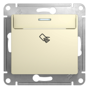 Выключатель с ключом-карточкой SCHNEIDER ELECTRIC Glossa бежевый (GSL000269)