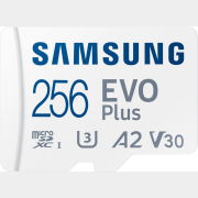 Карта памяти SAMSUNG Evo Plus 2021 microSDXC 256 Гб с адаптером SD (MB-MC256KA)