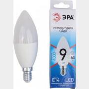 Лампа светодиодная E14 ЭРА QX Эко В35 9 Вт 4000K (B3514)