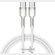 Кабель BASEUS Cafule Series Metal Data Cable Type-C to Type-C White (CATJK-C02)