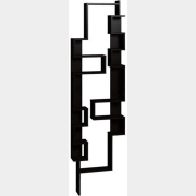 Стеллаж ГЛАЗОВ Twist черный 56х13,6х199 см