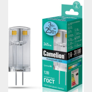 Лампа светодиодная G4 CAMELION LED 3 Вт 4500К