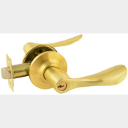 Ручка дверная с защелкой НОРА-М ЗВ3-01 матовое золото