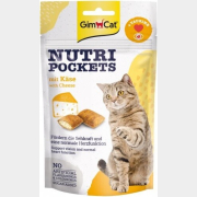 Лакомство для кошек GIMBORN GimCat Nutri Pockets сыр и таурин 60 г (4002064419237)