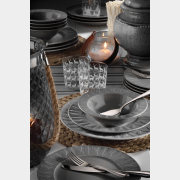 Набор посуды KUTAHYA Selanik 24 предмета серый (8697828864710)