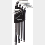 Набор ключей шестигранных 1,5-10 мм 10 предметов с шариком OMBRA (952310)