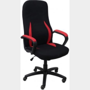 Кресло геймерское AKSHOME Ranger ткань красный/черный (83770)