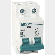 Автоматический выключатель АТРИОН ВА47-29 2P 6А С (VA4729-2-06C)