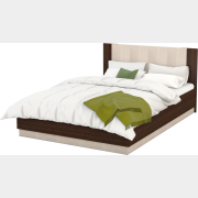 Кровать двуспальная ИМПЕРИАЛ Аврора 160 с подъемным механизмом венге/дуб молочный 160х200 см