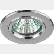 Точечный светильник под лампу GU5.3 ЭРА KL58 SL серебро (Б0017256)