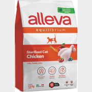 Сухой корм для стерилизованных кошек ALLEVA Equilibrium Sterilized курица 1,5 кг (P61064)