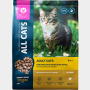 Сухой корм для кошек ALL CATS курица 0,35 кг (4607004708626)