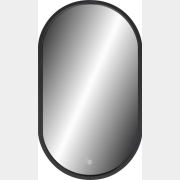 Зеркало для ванной с подсветкой КОНТИНЕНТ Prime Black LED 450х800 (ЗЛП2099)
