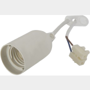 Патрон для лампочки Е27 пластиковый с клеммной колодкой ELECTRALINE белый (71150)
