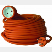Удлинитель-шнур 20 м 1 розетка ELECTRALINE оранжевый (01623)