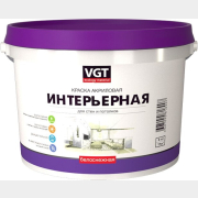 Краска акриловая VGT ВД-АК-2180 для стен и потолков белоснежная 15 кг
