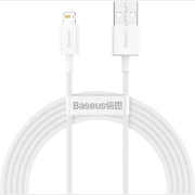 Кабель BASEUS CALYS-B02 Superior Series Fast Charging Data Cable USB to Lightning 2.4A 1.5m White