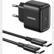 Сетевое зарядное устройство UGREEN CD250 Black с кабелем USB-C (50581)
