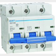 Автоматический выключатель CHINT DZ158-125Н 3P 80A  8-12In 10кA (158095)