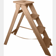 Лестница-стремянка деревянная односторонняя WOOD STEP SFK-4L ольха