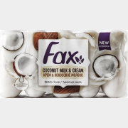 Крем-мыло туалетное FAX Кокосовое молочко 5х70 г (8690506517090)