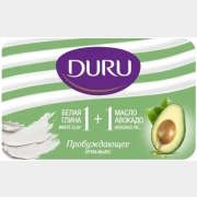 Крем-мыло туалетное DURU 1+1 Белая глина & Масло авокадо 80 г (8690506517106)
