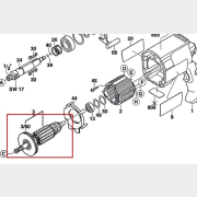 Якорь (ротор) BOSCH 240V (2604011062)