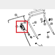 Выключатель в сборе для газонокосилки WORTEX LM3816 (6.13.0186)