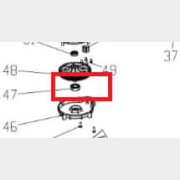 Подшипник нижний для газонокосилки WORTEX CLM3336 (5.54.0401)