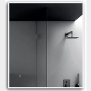 Зеркало для ванной с подсветкой АЛМАЗ-ЛЮКС 900х800 (Dublin 9080s-4)