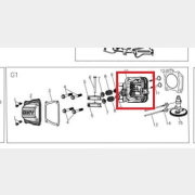 Головка цилиндра для газонокосилки GUNTER LMB-420 (Y7110000000)