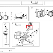 Прокладка крышки бензобака для газонокосилки GUNTER LMB-420, 480SV (Y28F0000000)