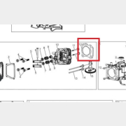 Прокладка головки цилиндра для газонокосилки GUNTER LMB-480SV (Y8120000000)
