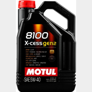 Моторное масло 5W40 синтетическое MOTUL 8100 X-Cess Gen2 4 л (109775)