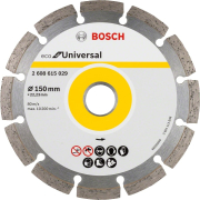 Круг алмазный 150х22 мм универсальный сегментированный ECO UNIVERSAL BOSCH (2608615042)